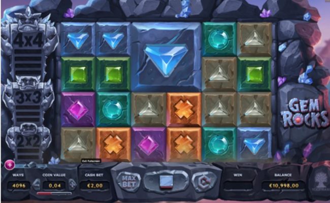 Gem Rocks symbolit