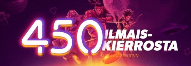 igame 450 ilmaiskierrosta