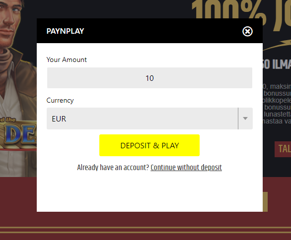 Metal Casino Pay N Play
