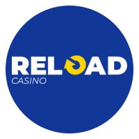 Reload Casino logo sininen ympyrä