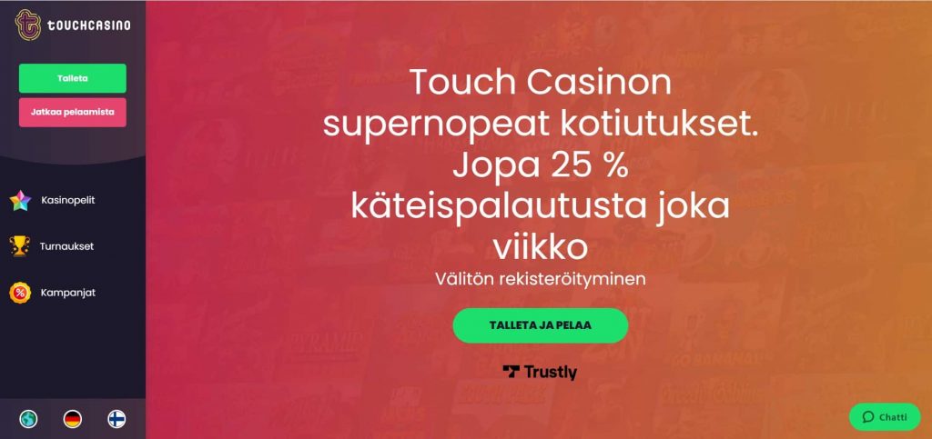 Touch Casino etusivu